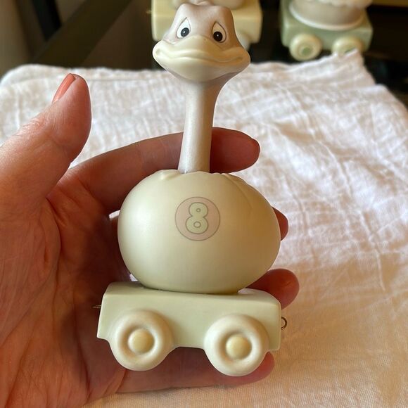 Vintage 1987 Precious Moments Birthday Train 8th Birthday Ostrich. - Picture 2 of 6